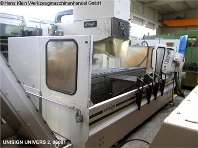 UNISIGN UNIVERS 2 Bed Type Milling Machine - Vertical