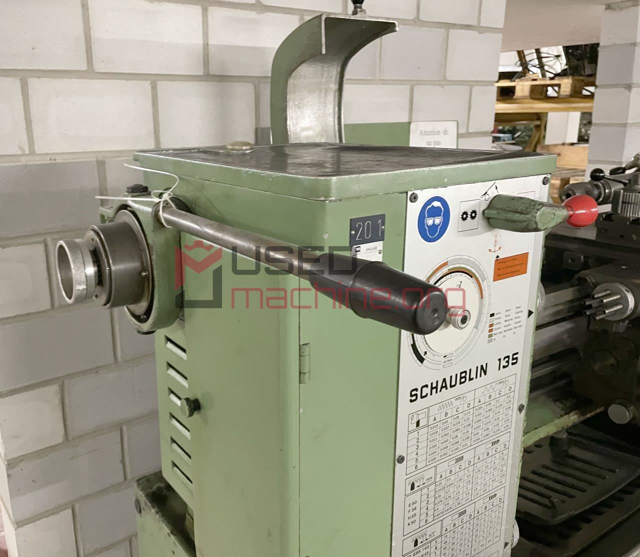 Centre Lathe SCHAUBLIN 135