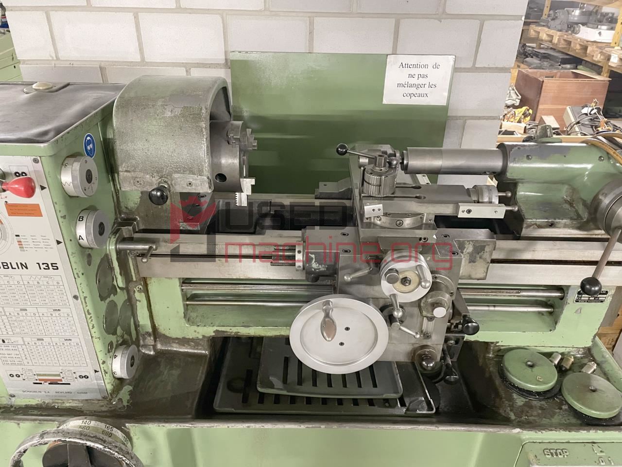 Centre Lathe SCHAUBLIN 135