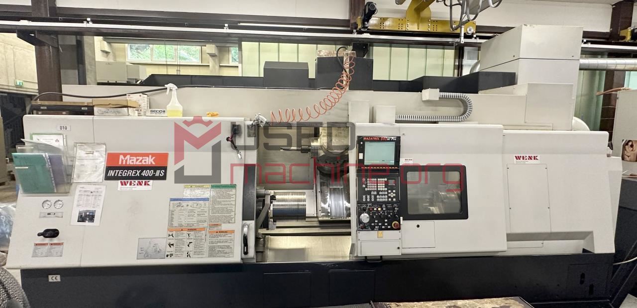 CNC Lathe and Machining Centers MAZAK INTEGREX 400-3S