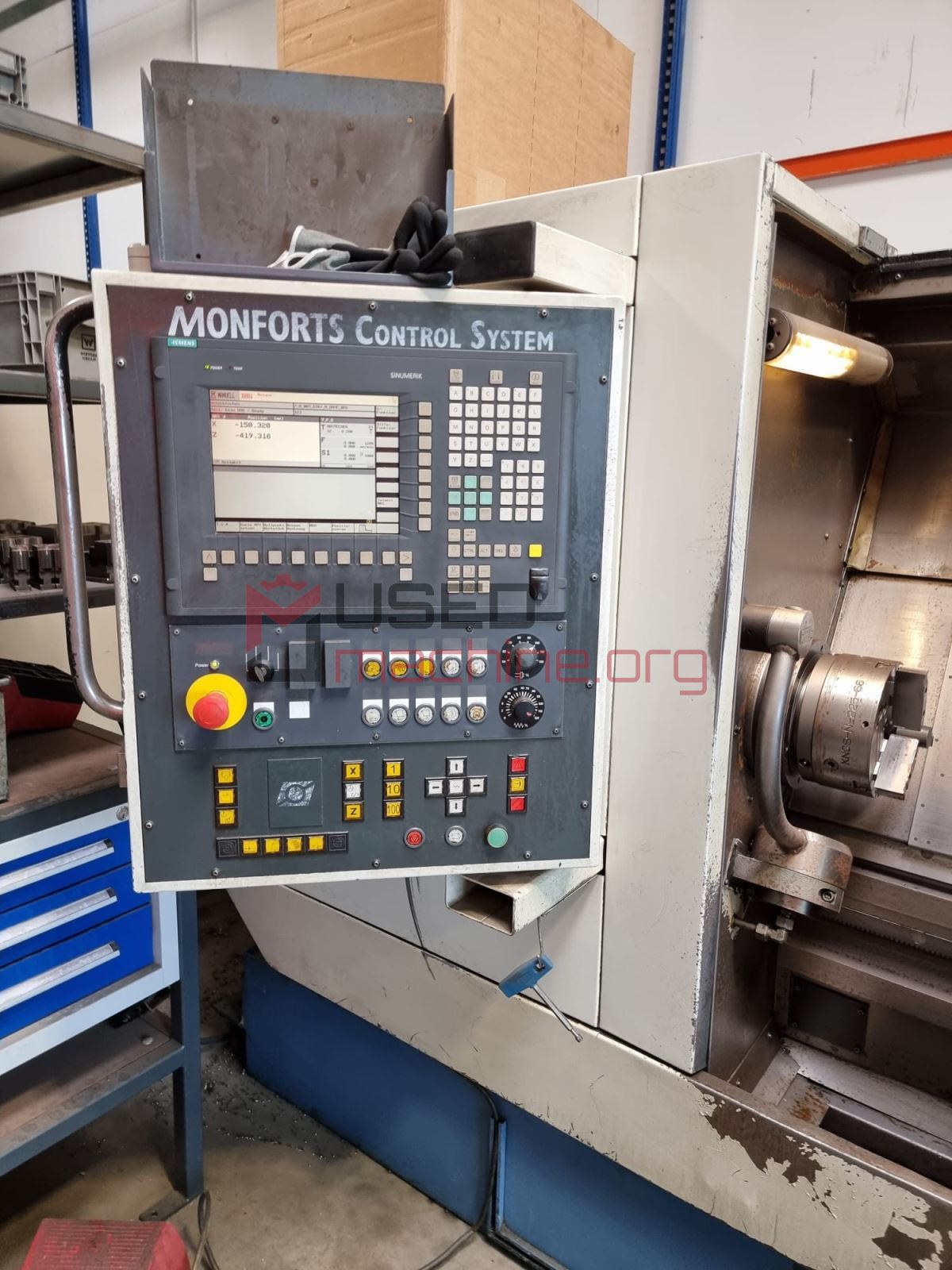 Cnc Lathe MONFORST RNC 400 AC