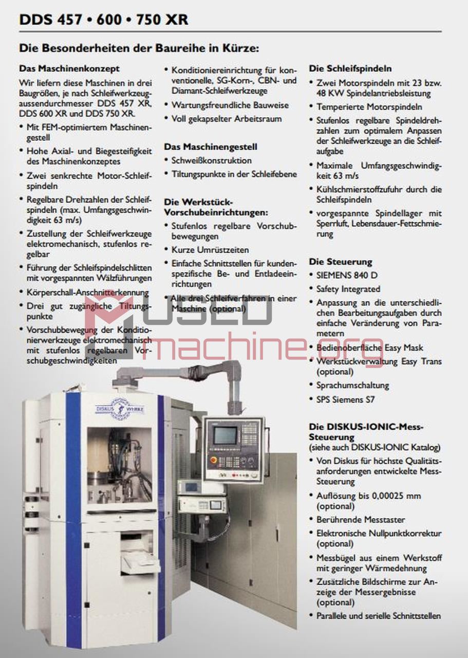 Surface Grinding DISKUS DDS 457 XR