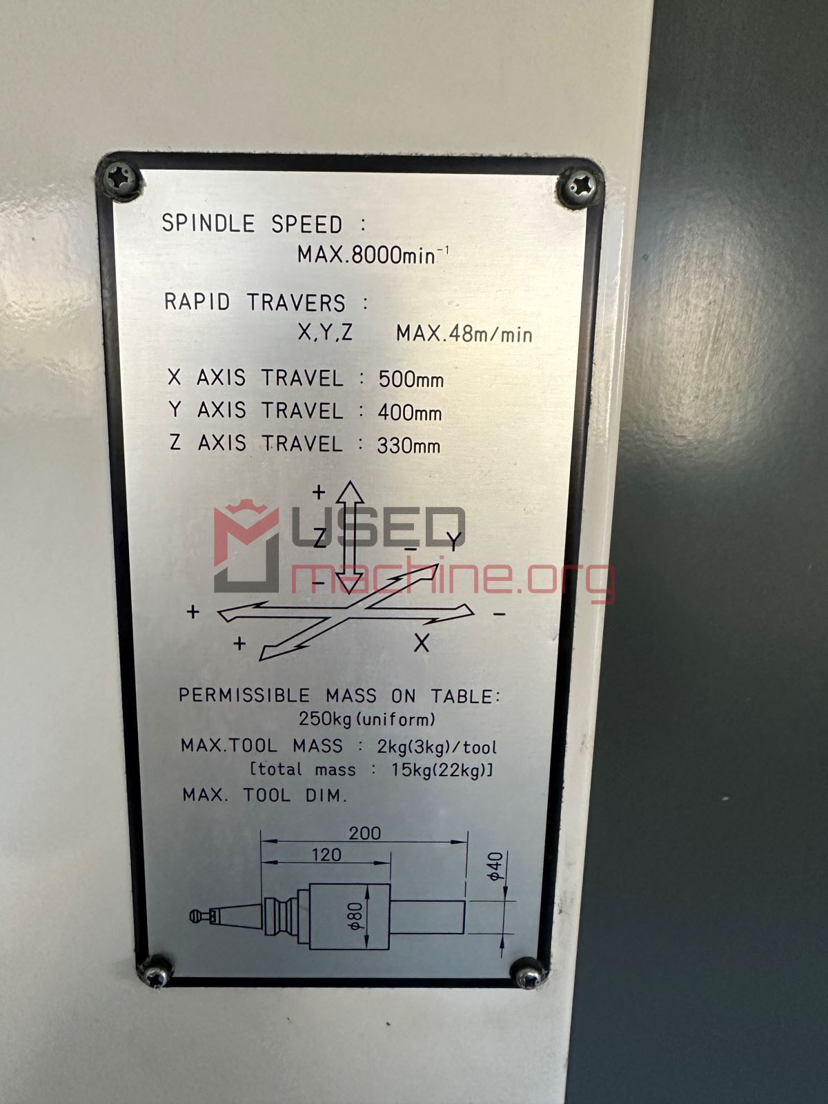 Cnc Tapping Centre FANUC Robodrill MC 014