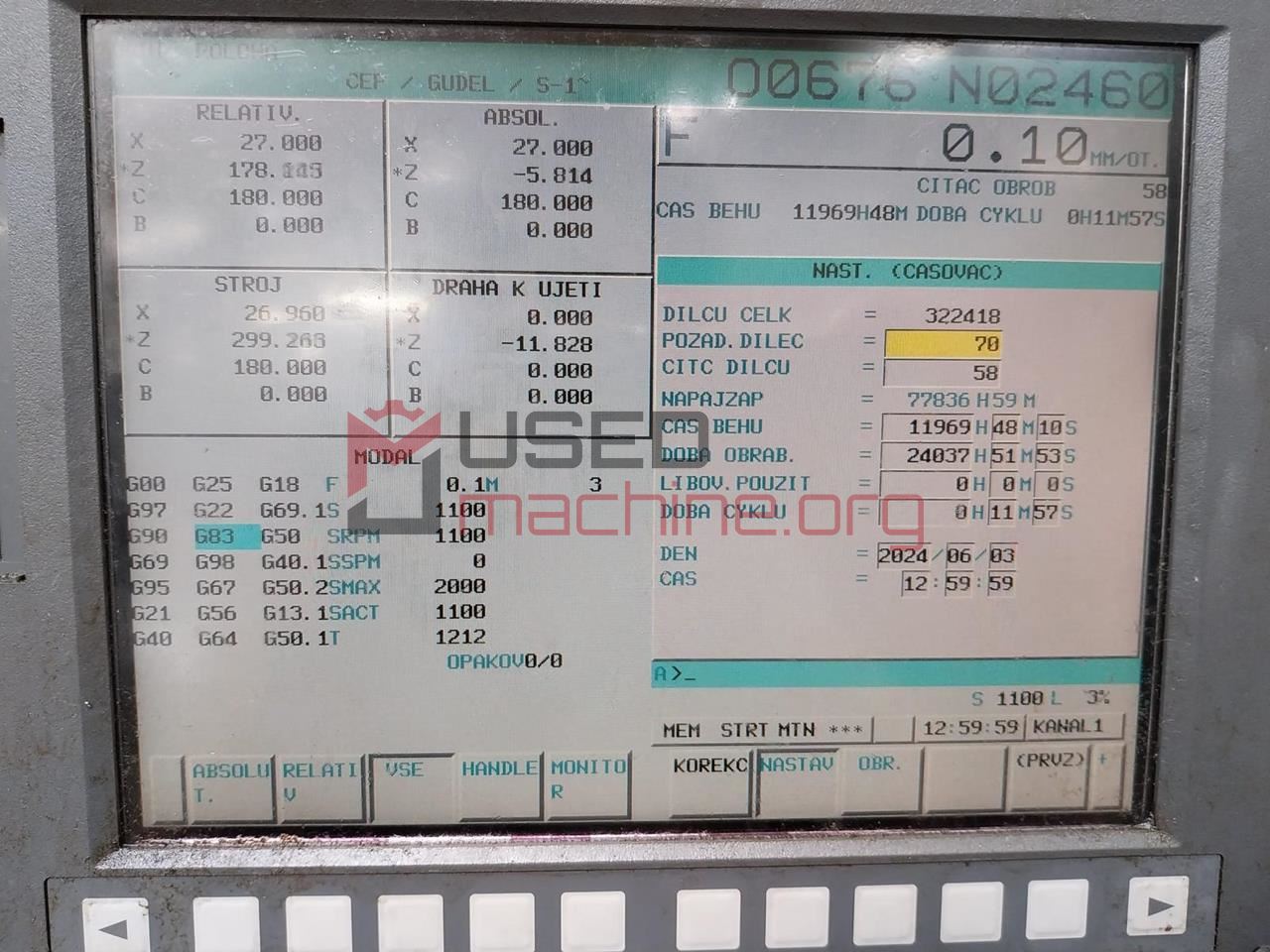 CNC Lathe DOOSAN PUMA 2100 MS