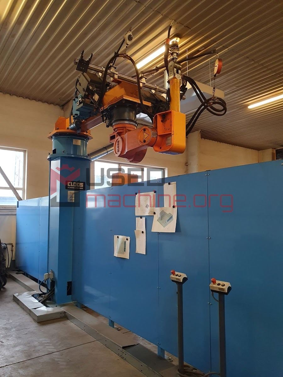 CLOOS Romat 350, GLC 630, WPV - Robotic welding system CLOOS