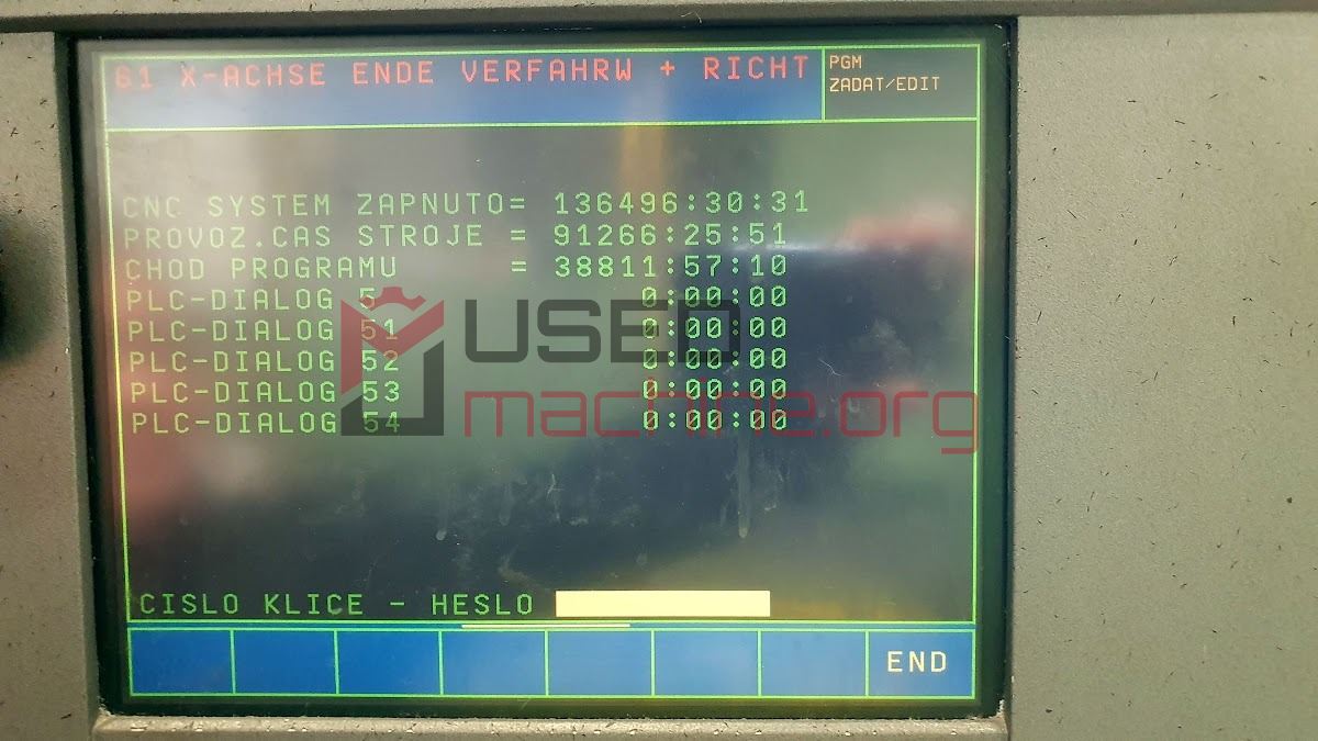 CS 105 - Milling Machines - table