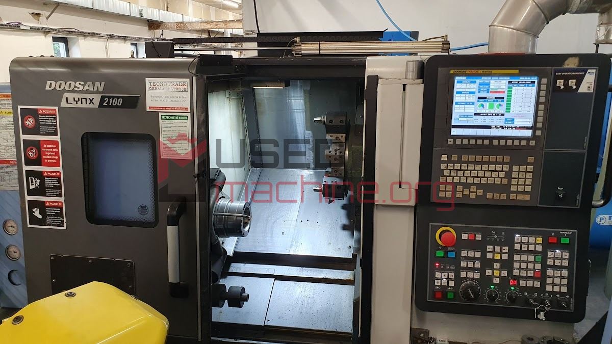 LYNX 2100A + ROBOTEC APC7 CNC lathe