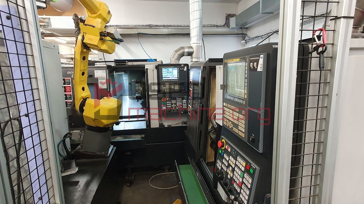 LYNX 2100A + ROBOTEC APC7 CNC lathe