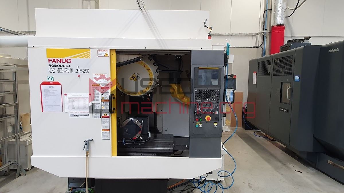 ROBODRILL ALFA D21LiB5 + robot FANUC LR Mate 200iD / machining centres vertical