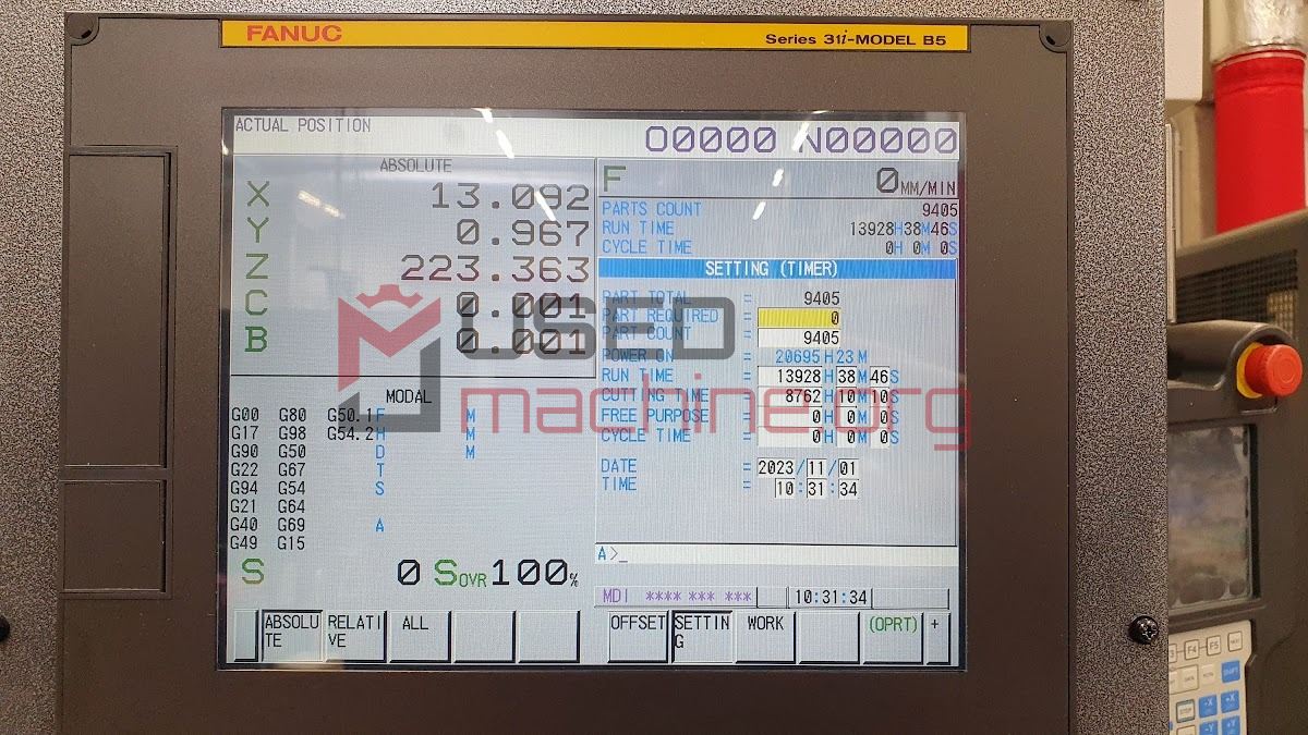 ROBODRILL ALFA D21LiB5 + robot FANUC LR Mate 200iD / machining centres vertical