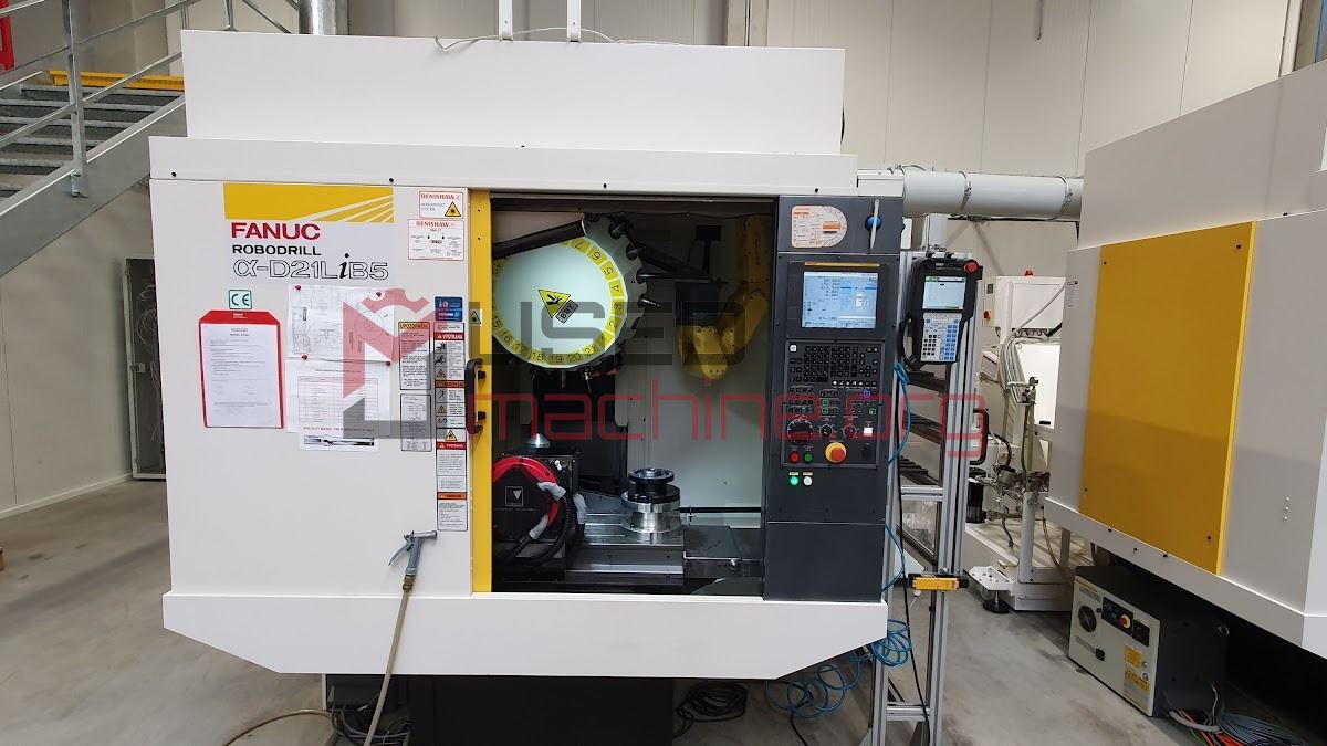 ROBODRILL ALFA D21LiB5 + robot FANUC LR Mate 200iD / machining centres vertical