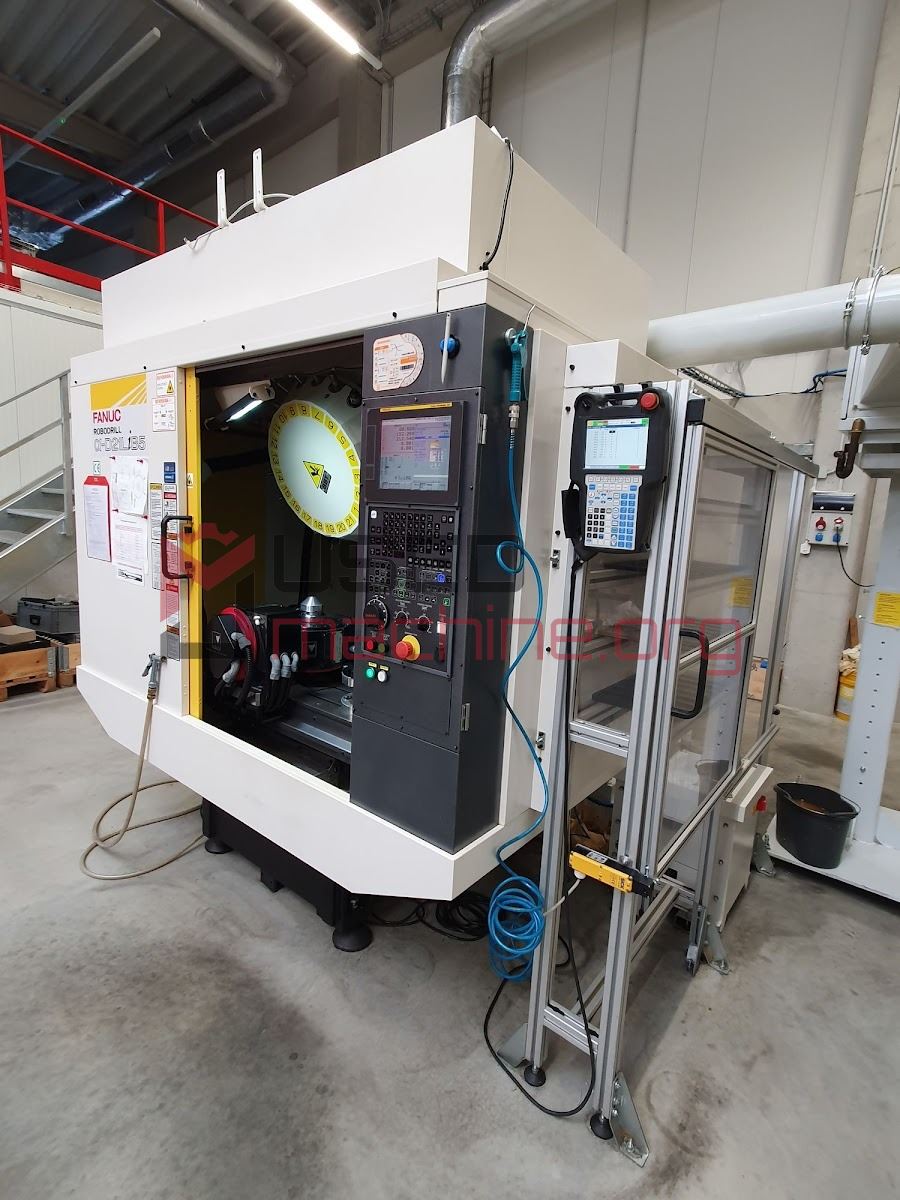 ROBODRILL ALFA D21LiB5 + robot FANUC LR Mate 200iD / machining centres vertical