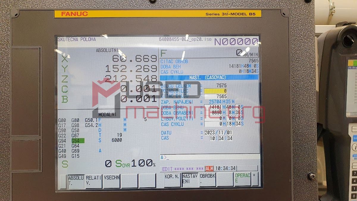 ROBODRILL ALFA D21LiB5 + robot FANUC LR Mate 200iD / machining centres vertical