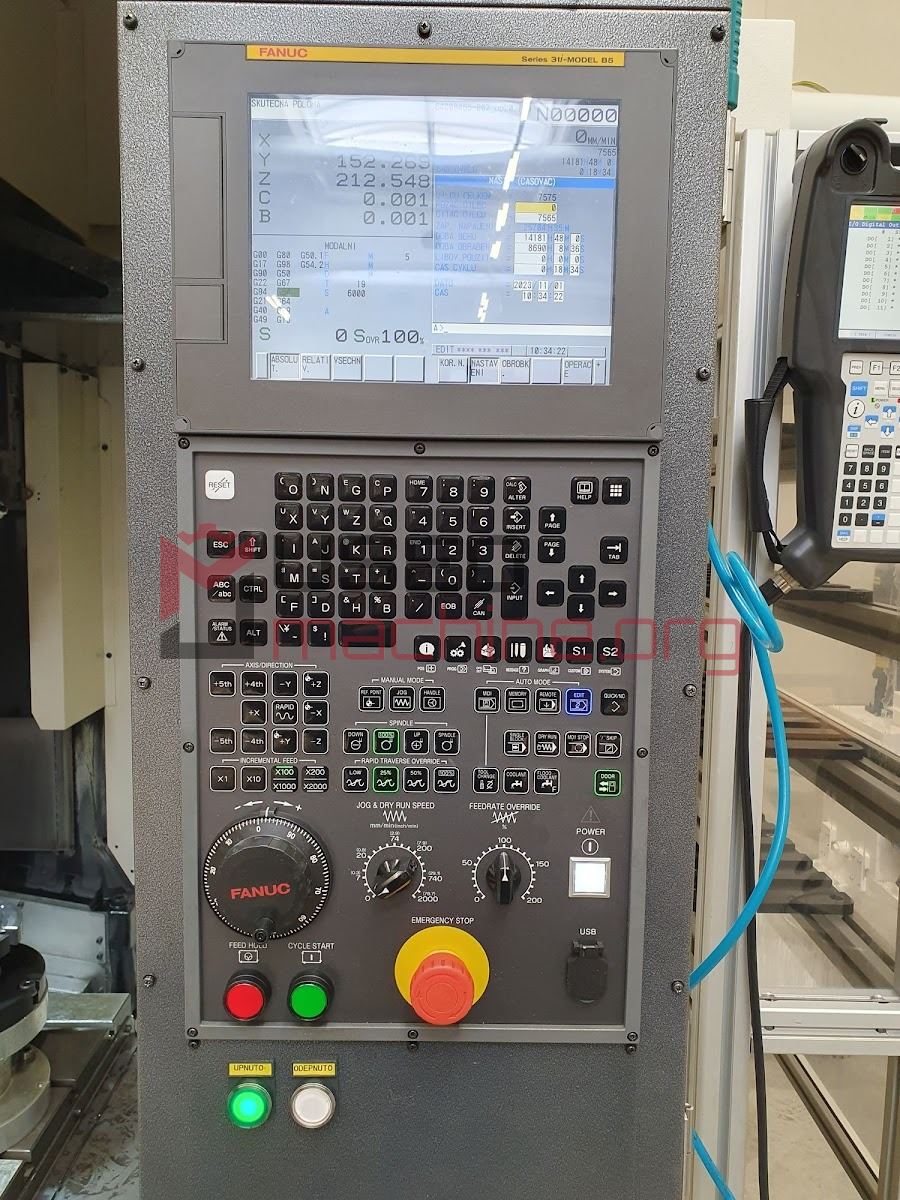 ROBODRILL ALFA D21LiB5 + robot FANUC LR Mate 200iD / machining centres vertical