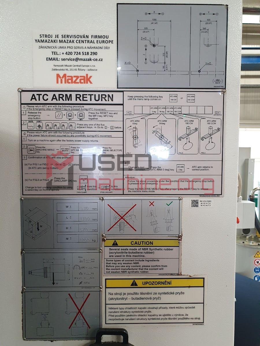 VCS 530 C 2PC machining centres vertical