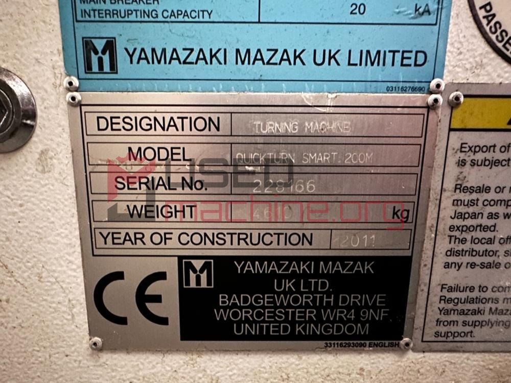 MAZAK QUICKTURN SMART 200 M