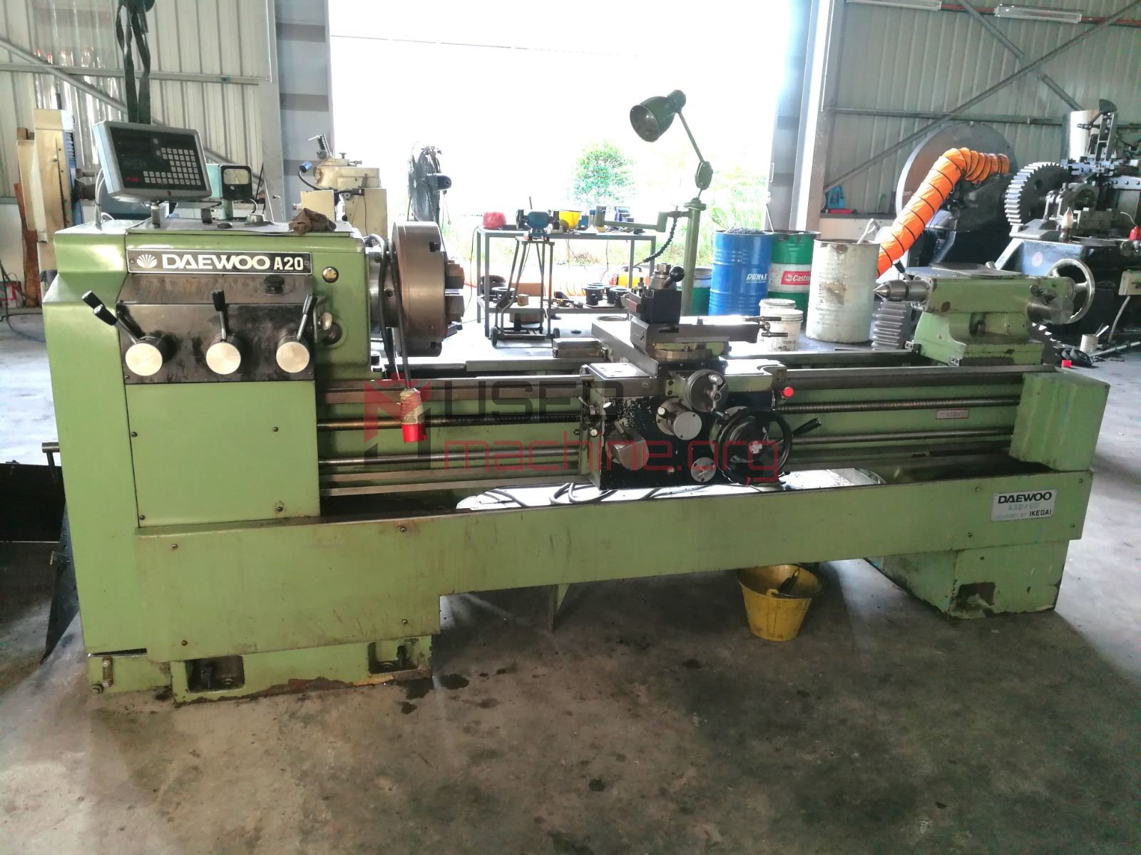 20" x 60" DAEWOO-IKEGAI "A20" HIGH-SPEED PRECISION ENGINE LATHE W/INCH-METRIC THREADING