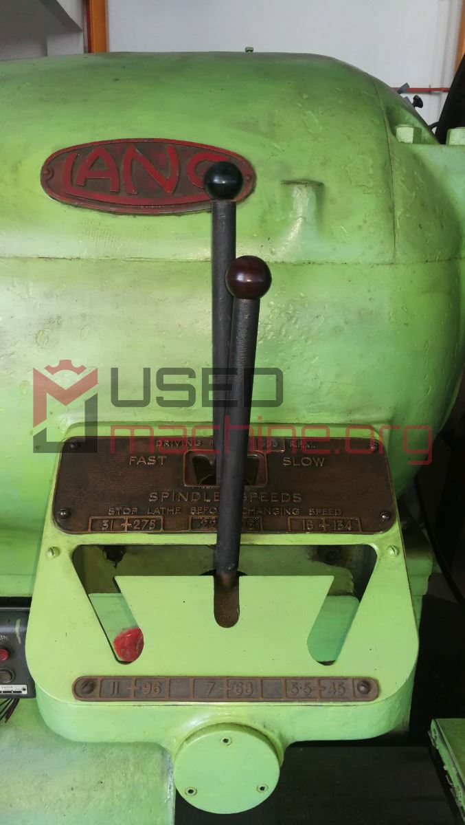 Lang Boring &amp; Facing Turret Heavy Duty Lathe Machine (UK)