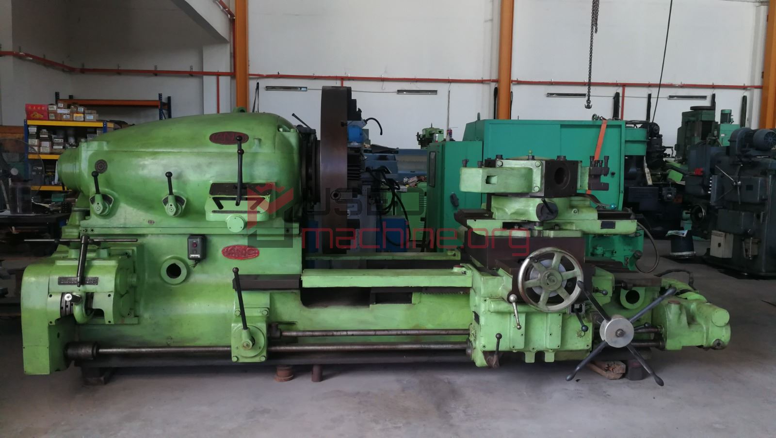 Lang Boring &amp; Facing Turret Heavy Duty Lathe Machine (UK)