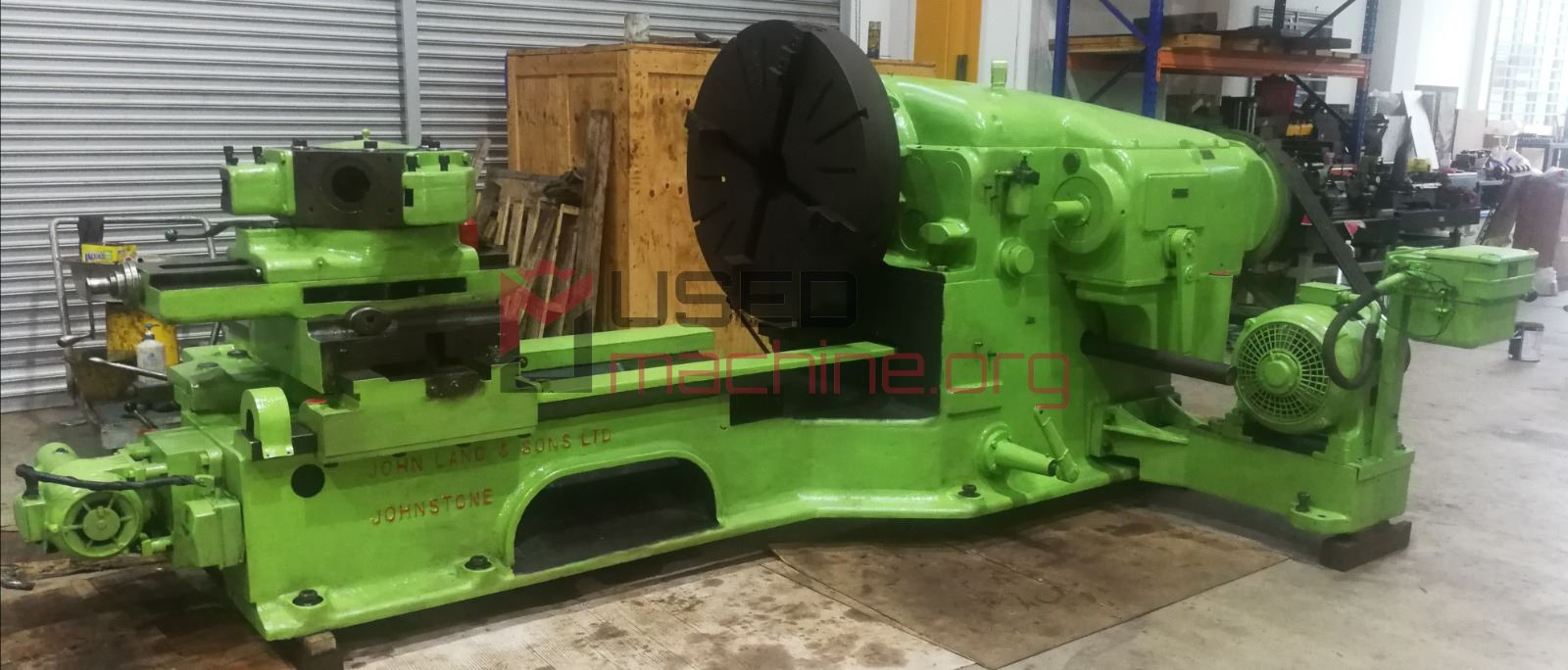 Lang Boring &amp; Facing Turret Heavy Duty Lathe Machine (UK)