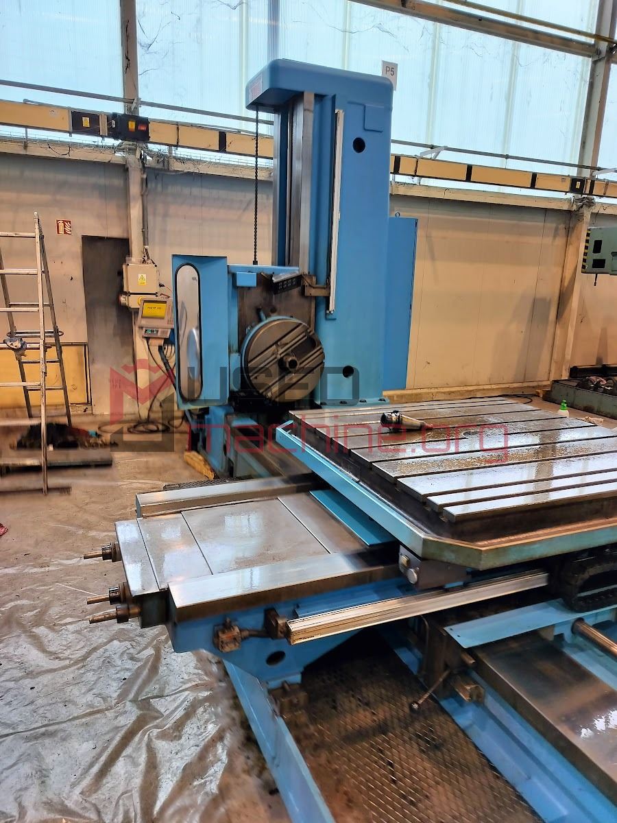 TOS Varnsdorf W 100 A - Borers horizontal, Table
