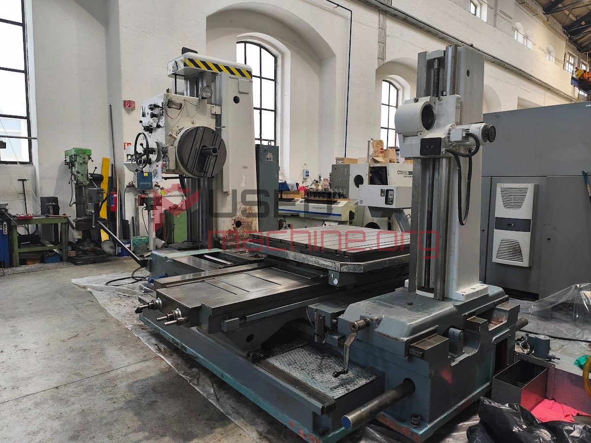TOS Varnsdorf W 100 A - Borers horizontal Table