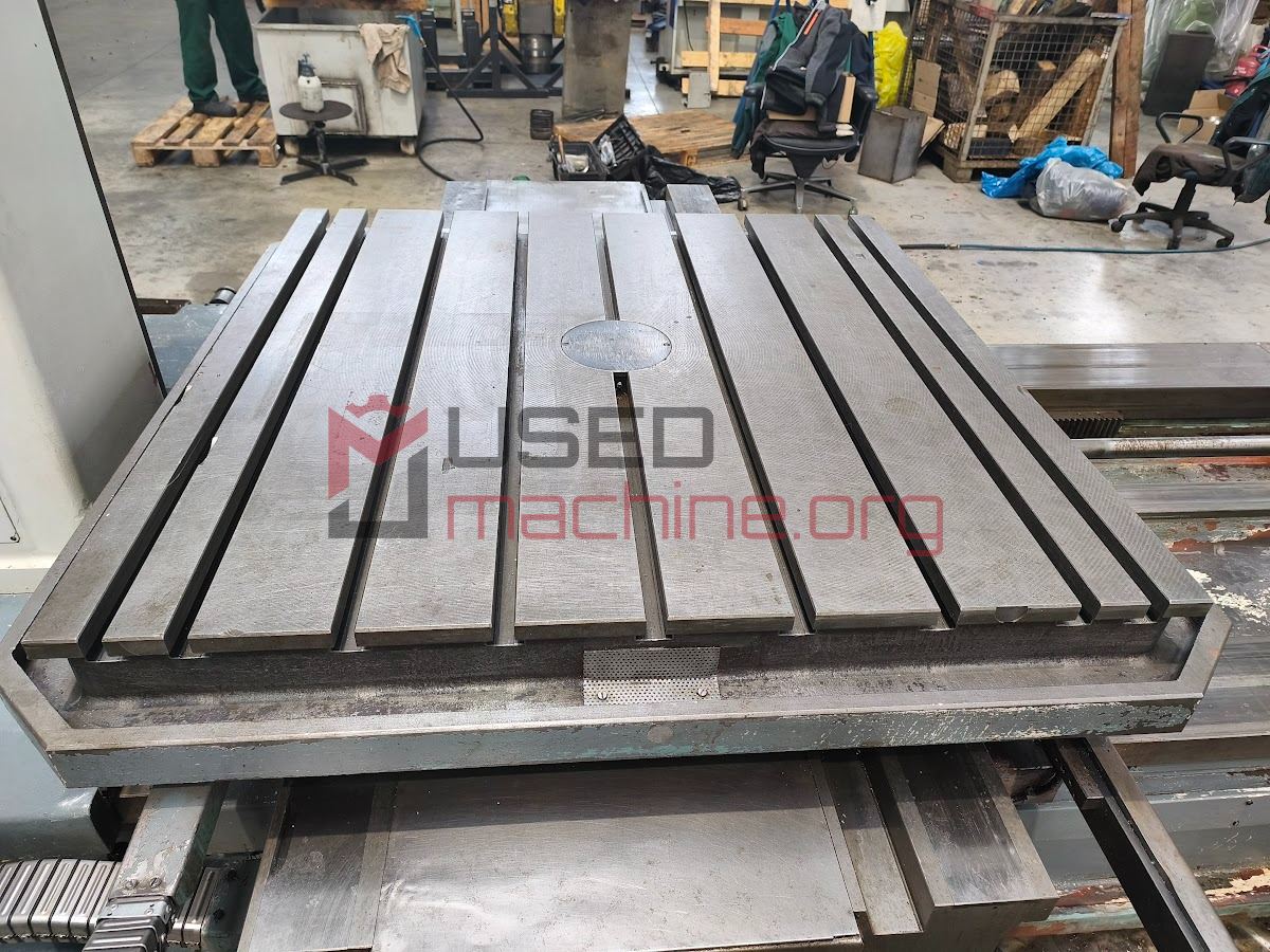 TOS Varnsdorf W 100 A - Borers horizontal Table