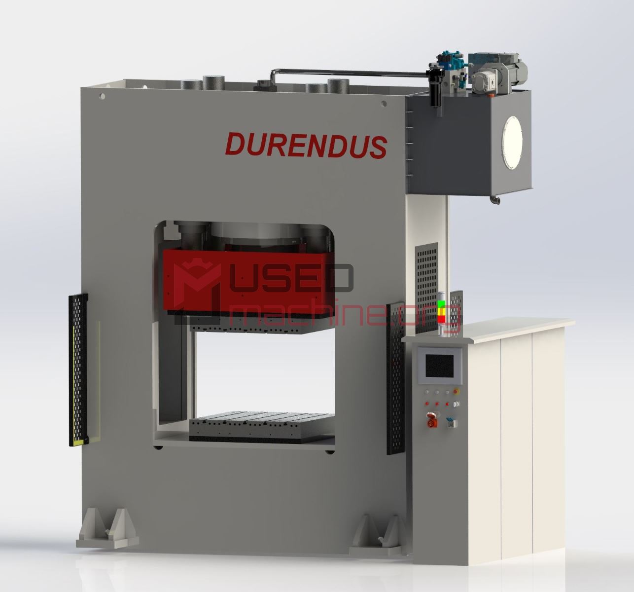 1100 t Servo-Doppelständer-Heizpresse mit Heizplatten