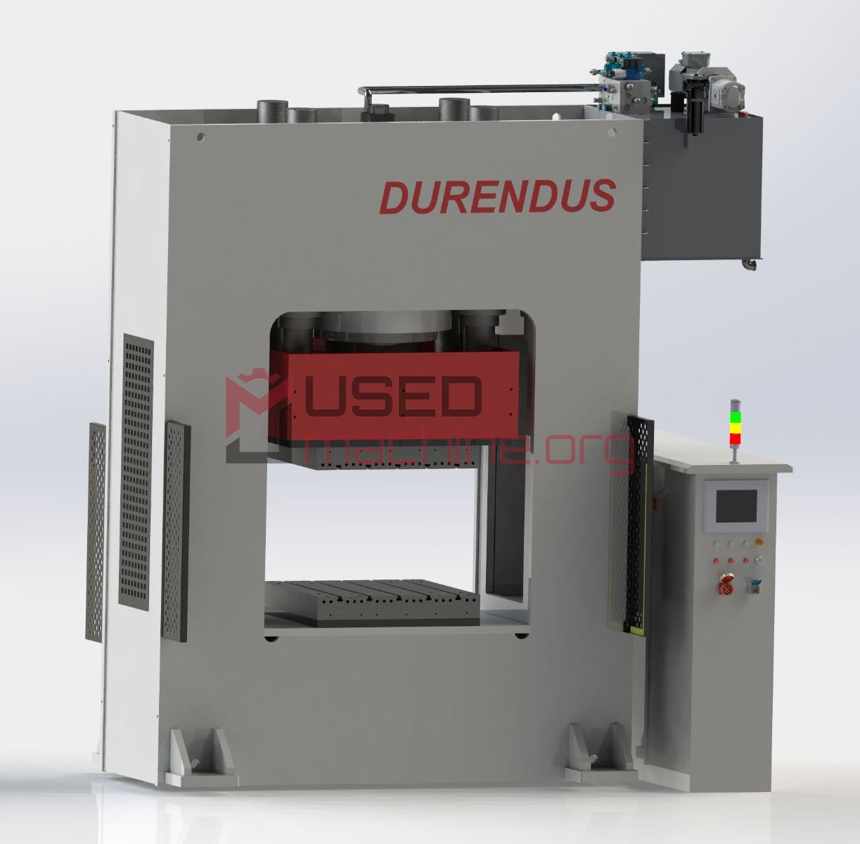 1100 t Servo-Doppelständer-Heizpresse mit Heizplatten