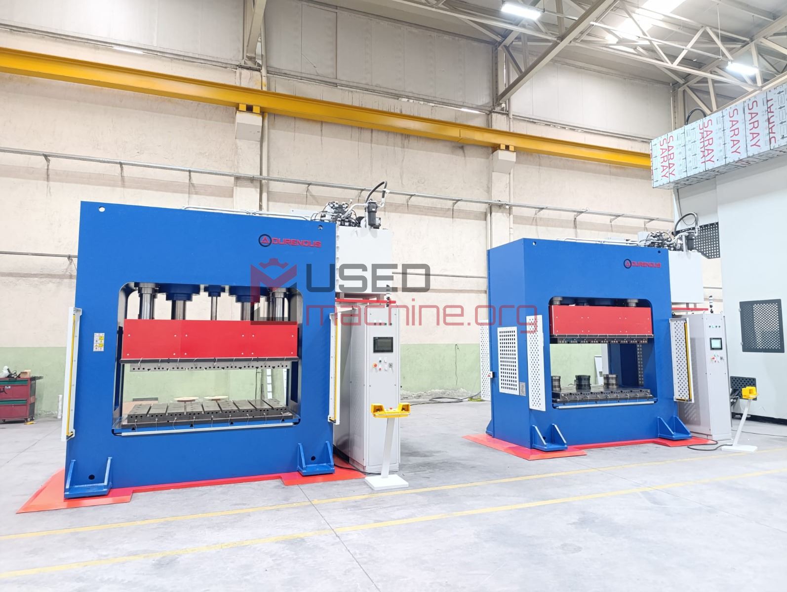 1100 t Servo-Doppelständer-Heizpresse mit Heizplatten