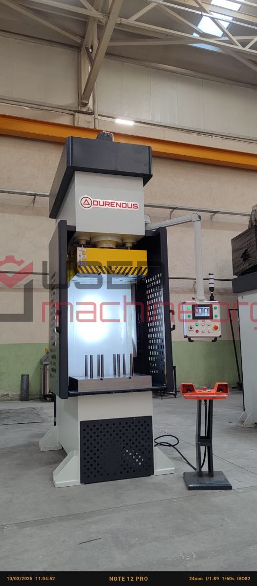 Durendus DCD-100 – Hydraulische Einständerpresse 10–100 t – 800 × 600 mm