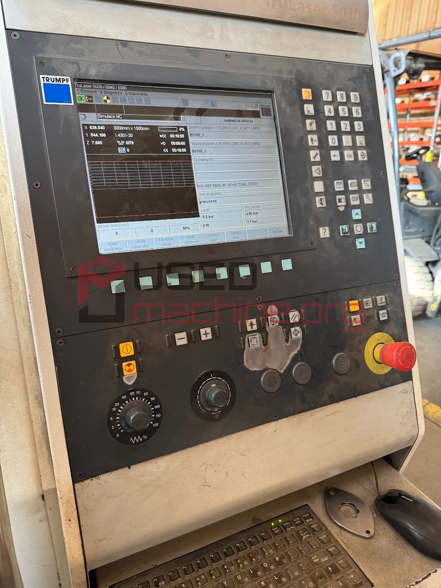 Trumpf TruLaser 5030 - Laser cutting machine
