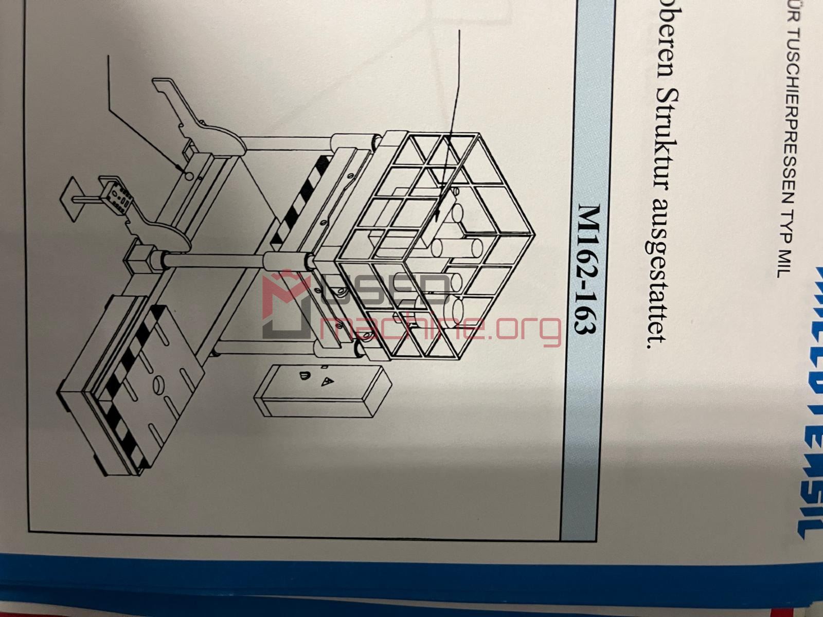 Tuschierpresse – Millutensil MIL 163 – 150 T