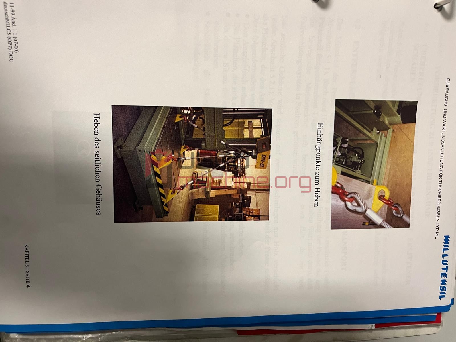 Tuschierpresse – Millutensil MIL 163 – 150 T