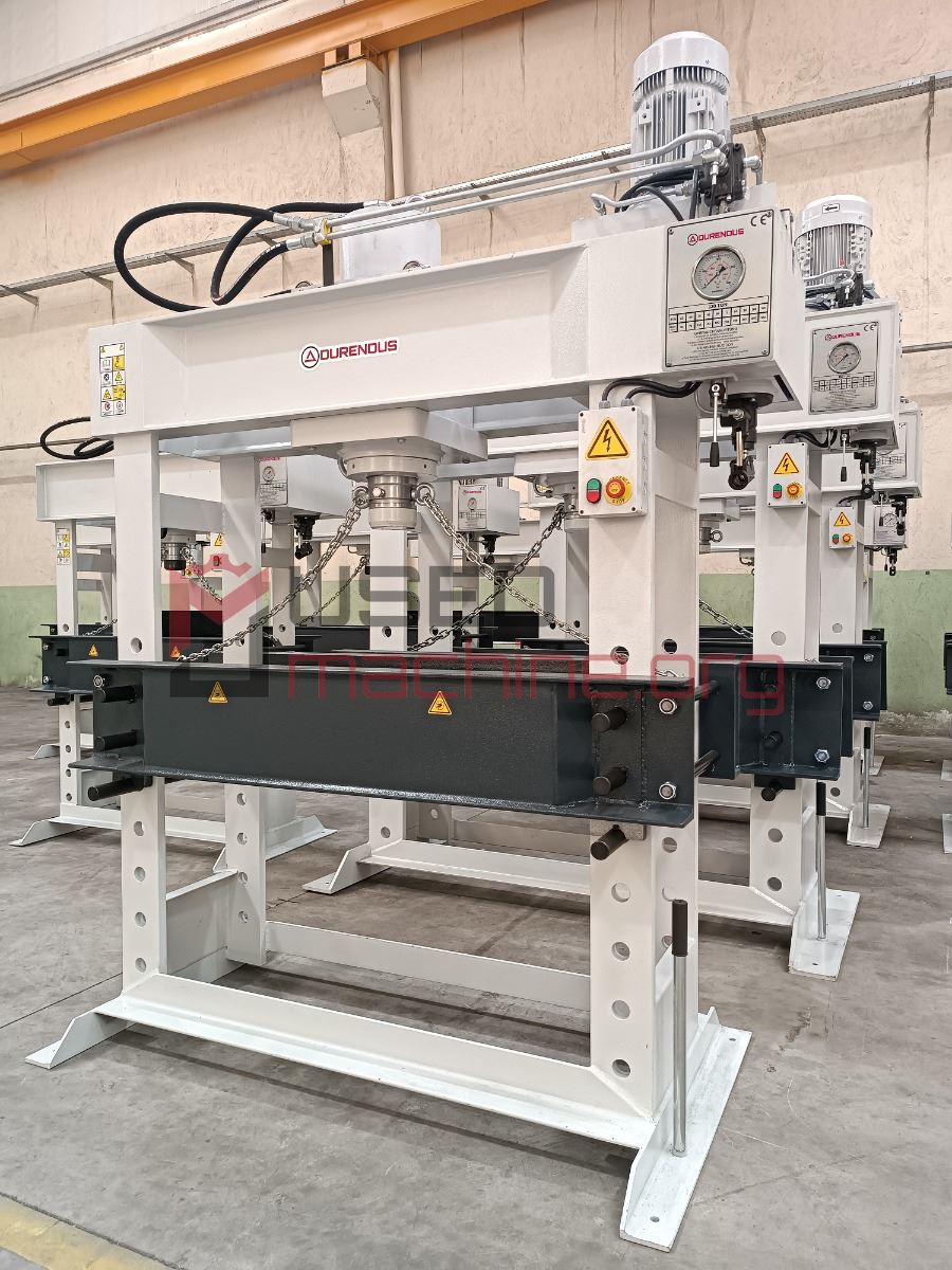 DURENDUS 120 T Werkstattpresse – Einständerpresse – 1.250 mm lichte Breite, 400 mm Hub