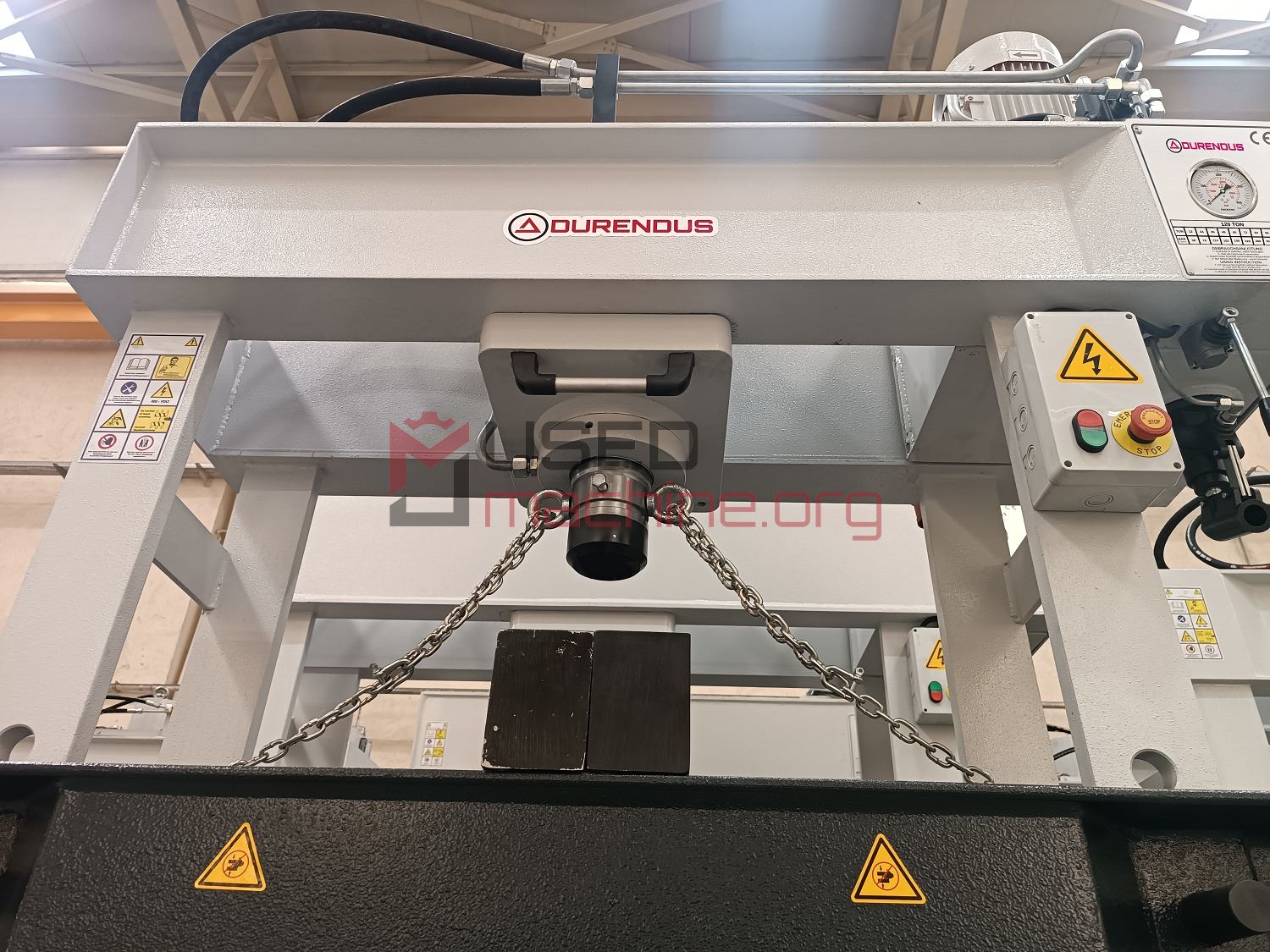 DURENDUS 120 T Werkstattpresse – Einständerpresse – 1.250 mm lichte Breite, 400 mm Hub