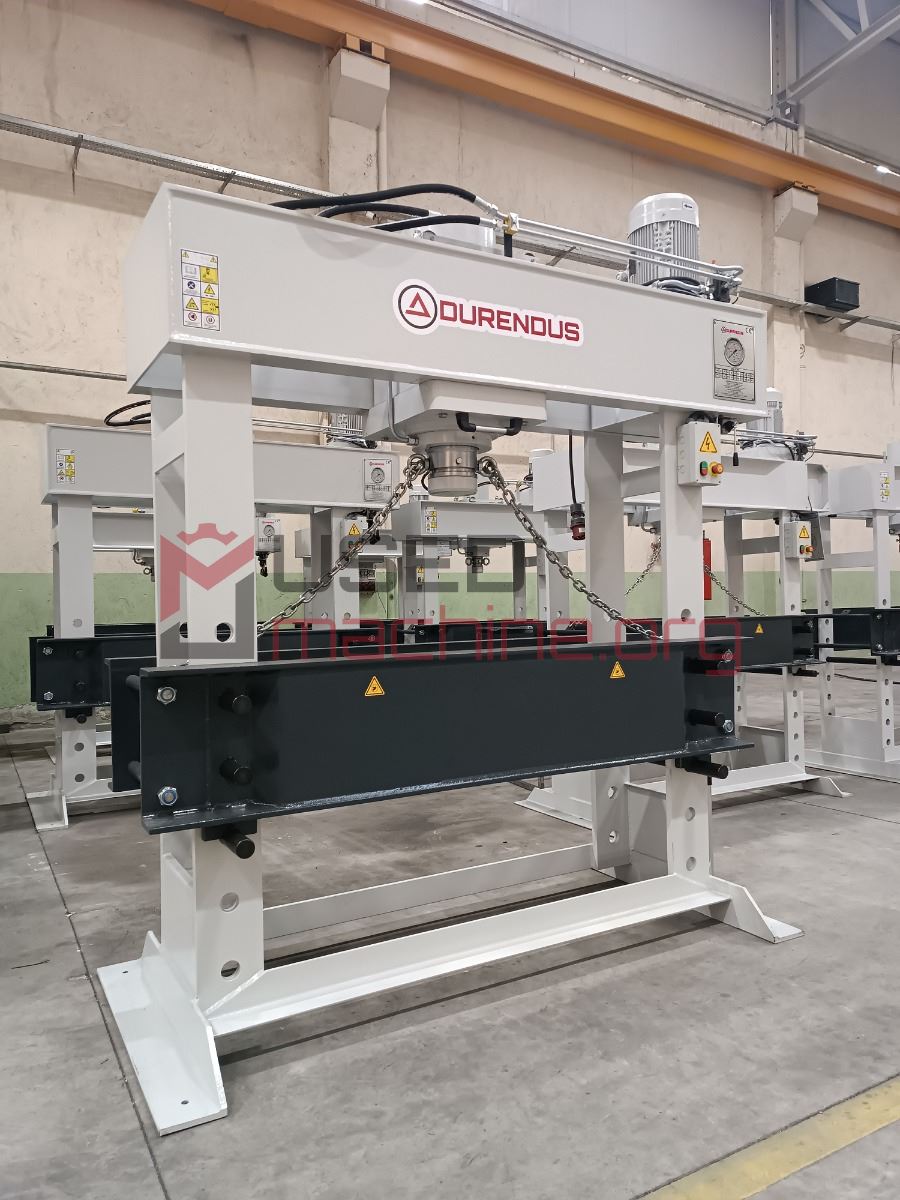 DURENDUS 400 T Werkstattpresse – Einständerpresse – 1.600 mm lichte Breite, 550 mm Hub