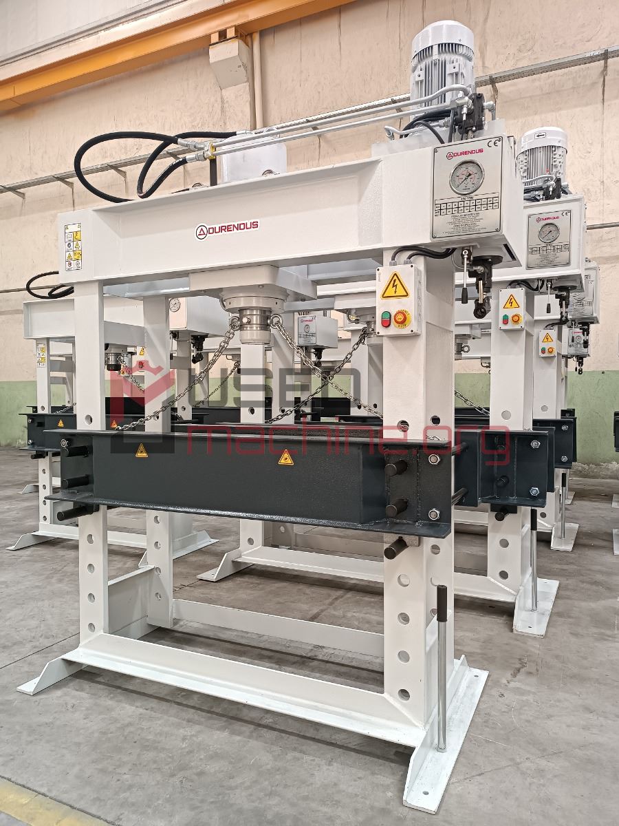 DURENDUS 500 T Werkstattpresse – Einständerpresse – 1.600 mm lichte Breite, 550 mm Hub
