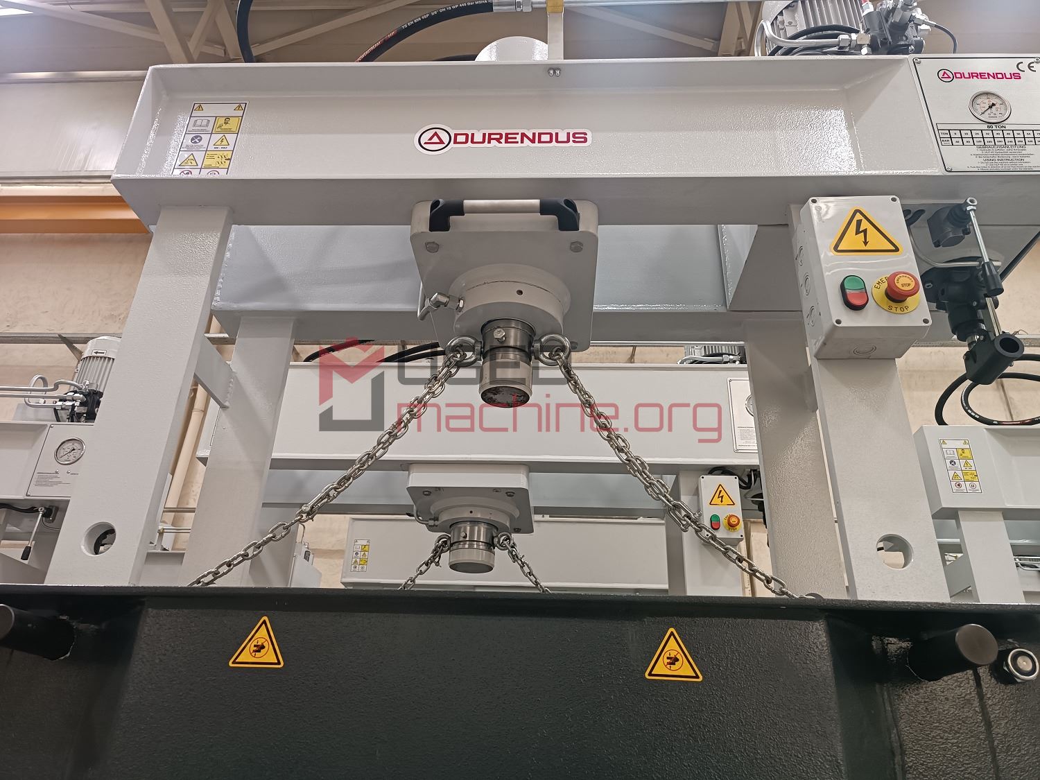 DURENDUS 80 T Werkstattpresse – Einständerpresse – 900 mm lichte Breite, 400 mm Hub