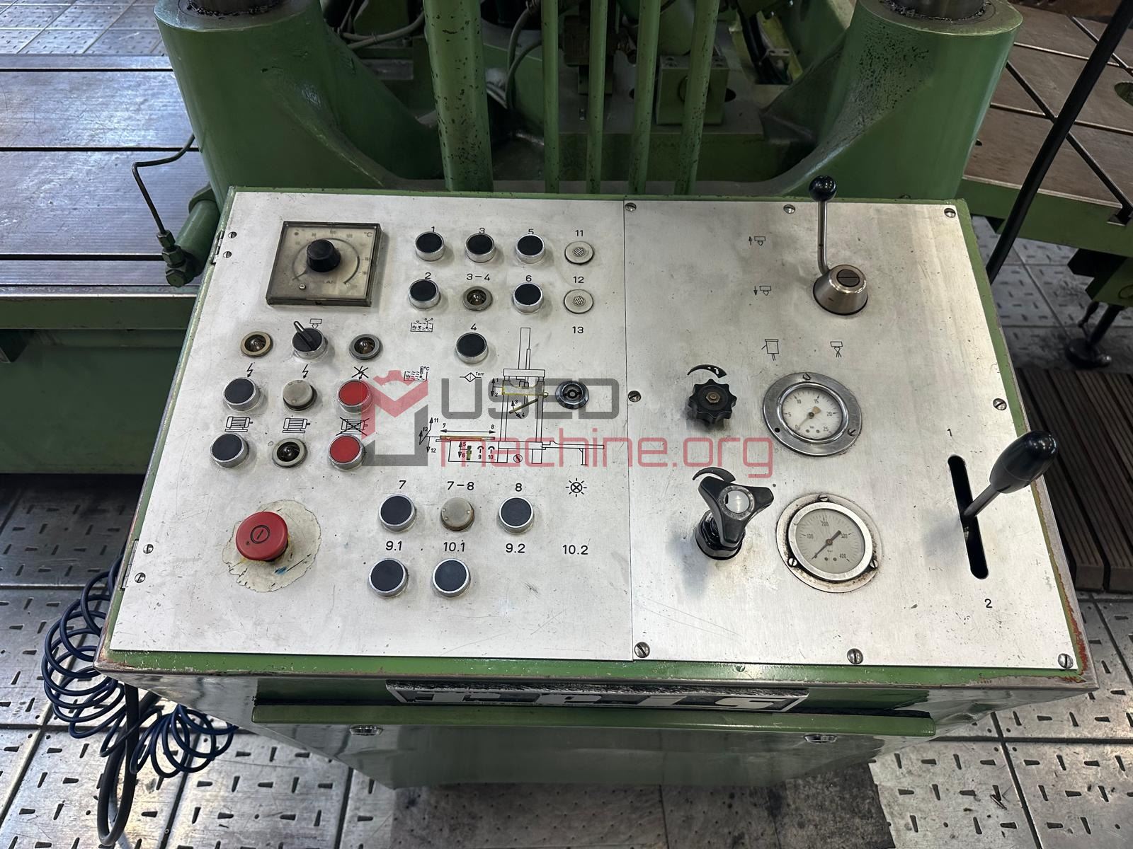 Tuschierpresse REIS TUS90 OK-40 – 40 T – 1.280 × 900 mm