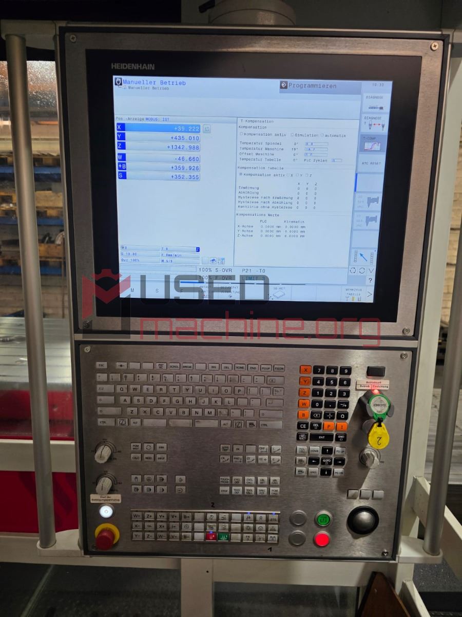 Fermat WFT 11 CNC - Borer horizontal Table