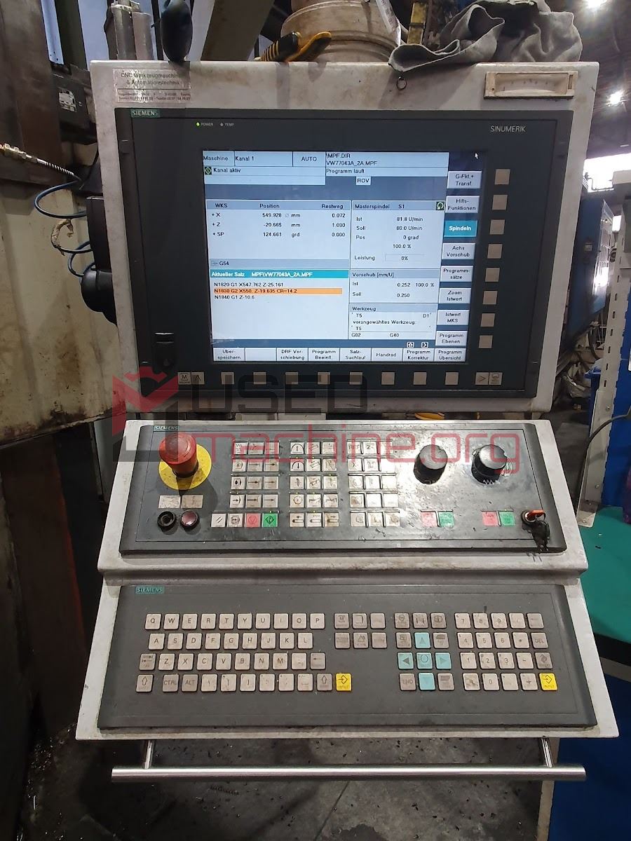 TOS Hulín SKIQ 12 CNC - Vertical Lathe Single column