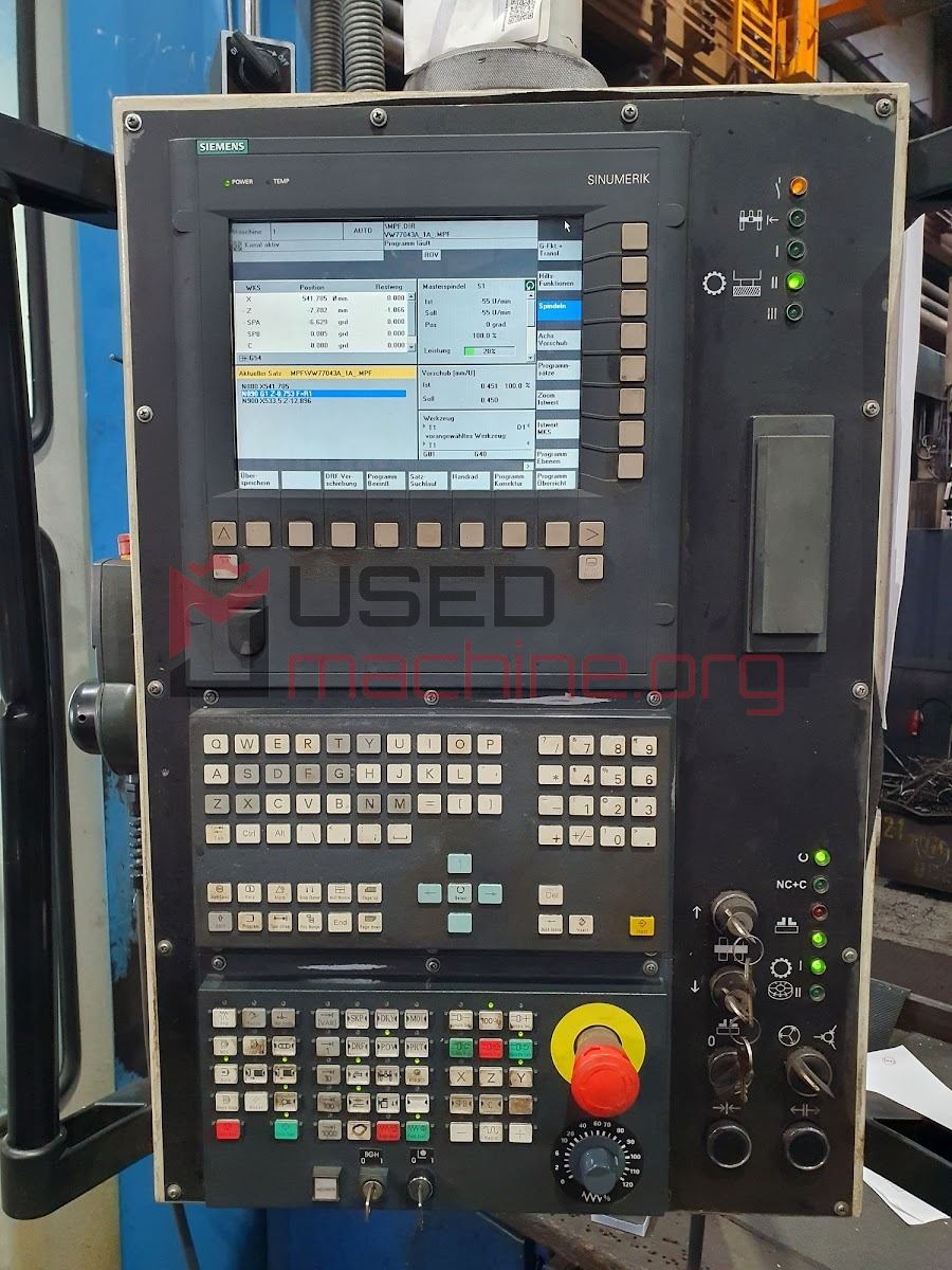 TOS Hulín SKQ 12 - Vertical Lathe Single column