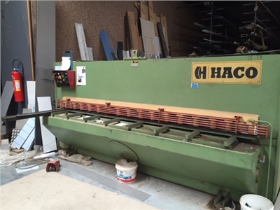 Hydraulic shear HACO TS 306 6 mm- 3100 mm.